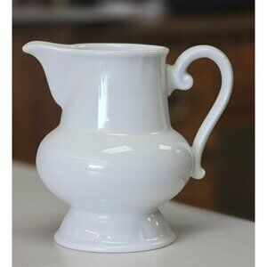 Vintage Heinrich Germany White Porcelain Creamer Milk Pitcher